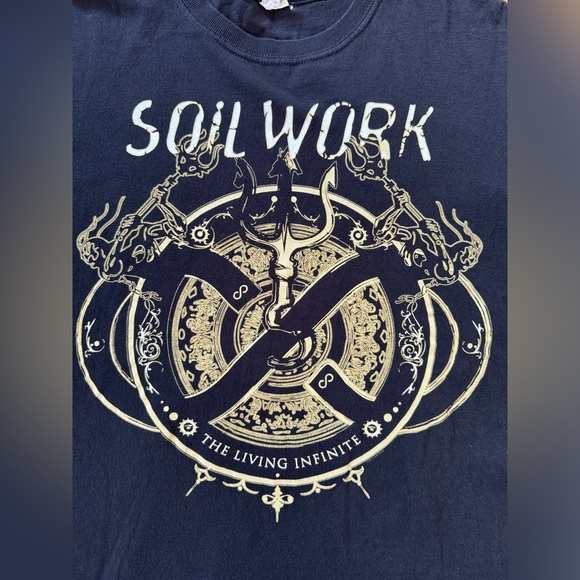 Soilwork Band The Living Infinite Concert Tour Tee Shirt - Picture 9 of 10